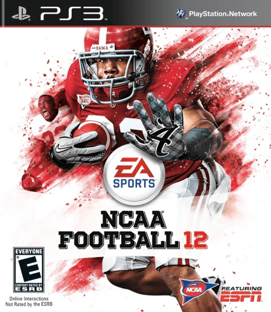 NCAA Football 12 box art for Playstation 3